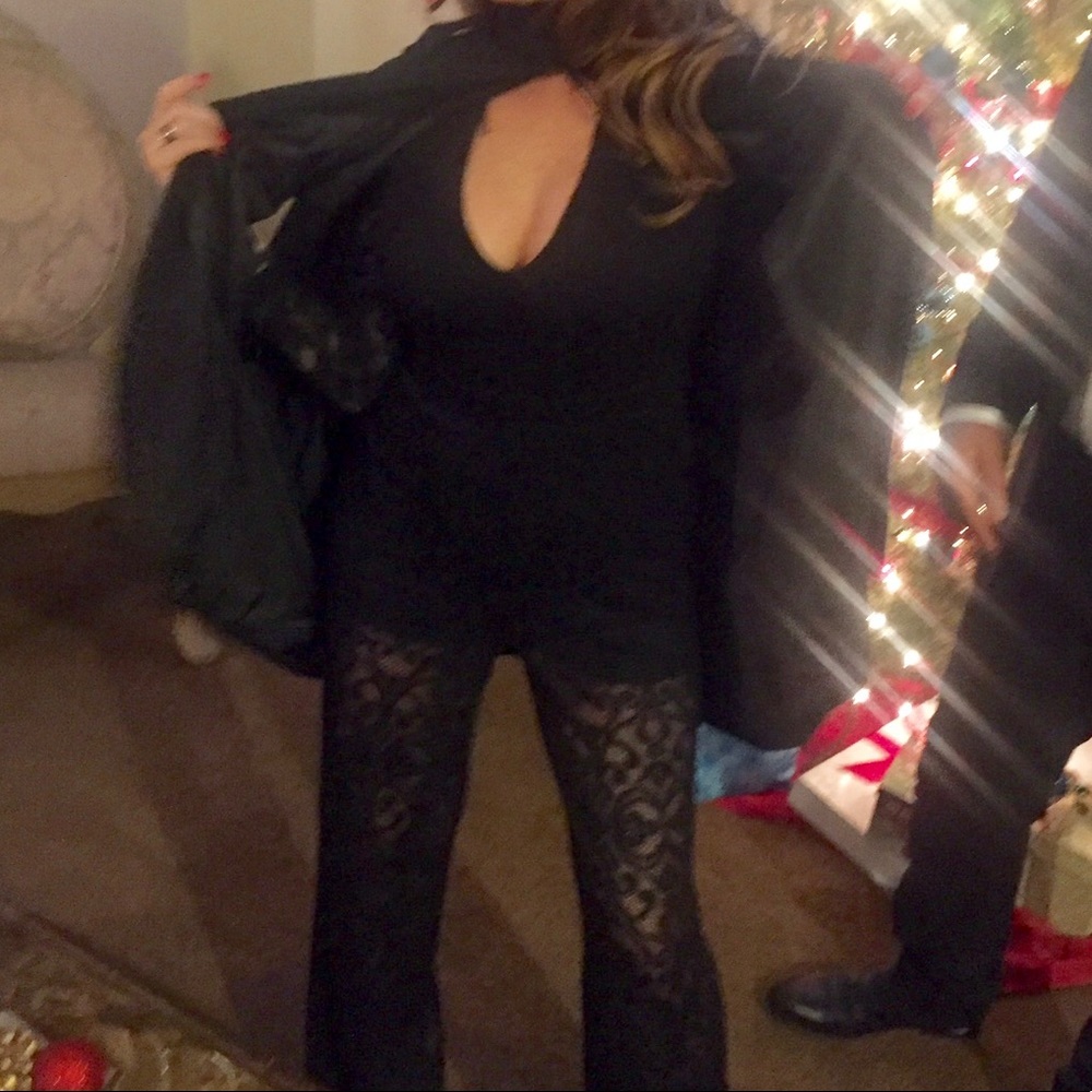 Sexy black romper